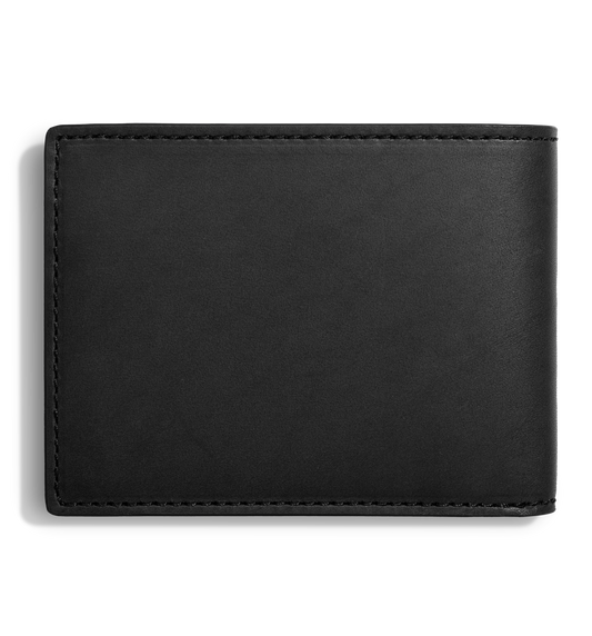 Slim Bifold Wallet - Black