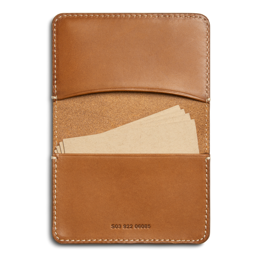 Business Card Holder - Tan