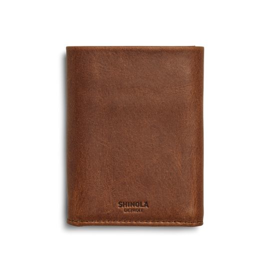 Trifold Wallet - Medium Brown