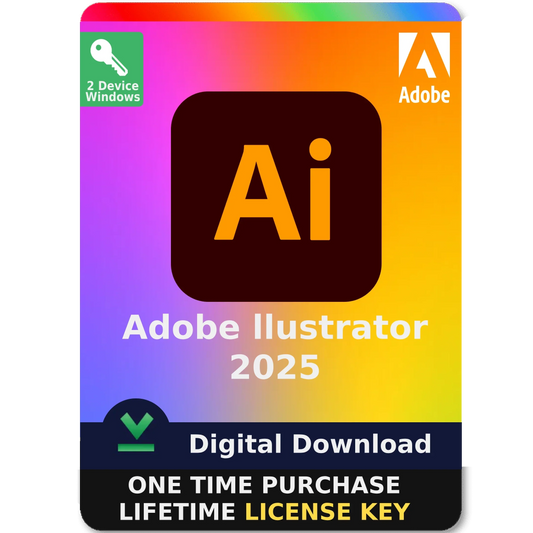 Adobe Illustrator 2025 – Perpetual License Digital Download for Windows