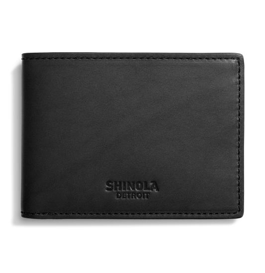 Slim Bifold Wallet - Black