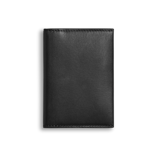 Folded Card Holder Wallet - Black
