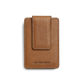 Magnetic Money Clip Card Holder - Tan