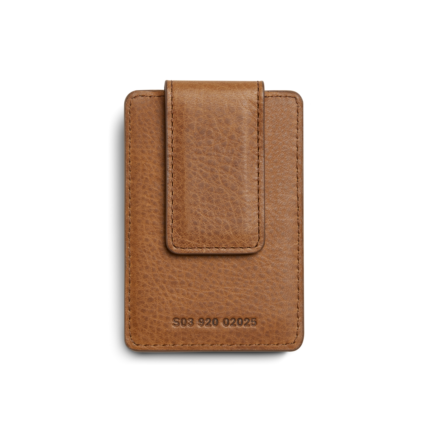 Magnetic Money Clip Card Holder - Tan