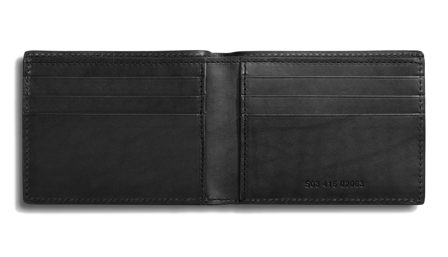 Slim Bifold Wallet - Black