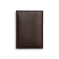 Folded Card Holder Wallet - Dark Brown