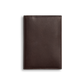 Folded Card Holder Wallet - Dark Brown