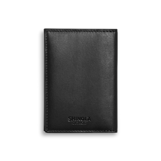 Folded Card Holder Wallet - Black