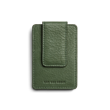 Magnetic Money Clip Card Holder - Evergreen