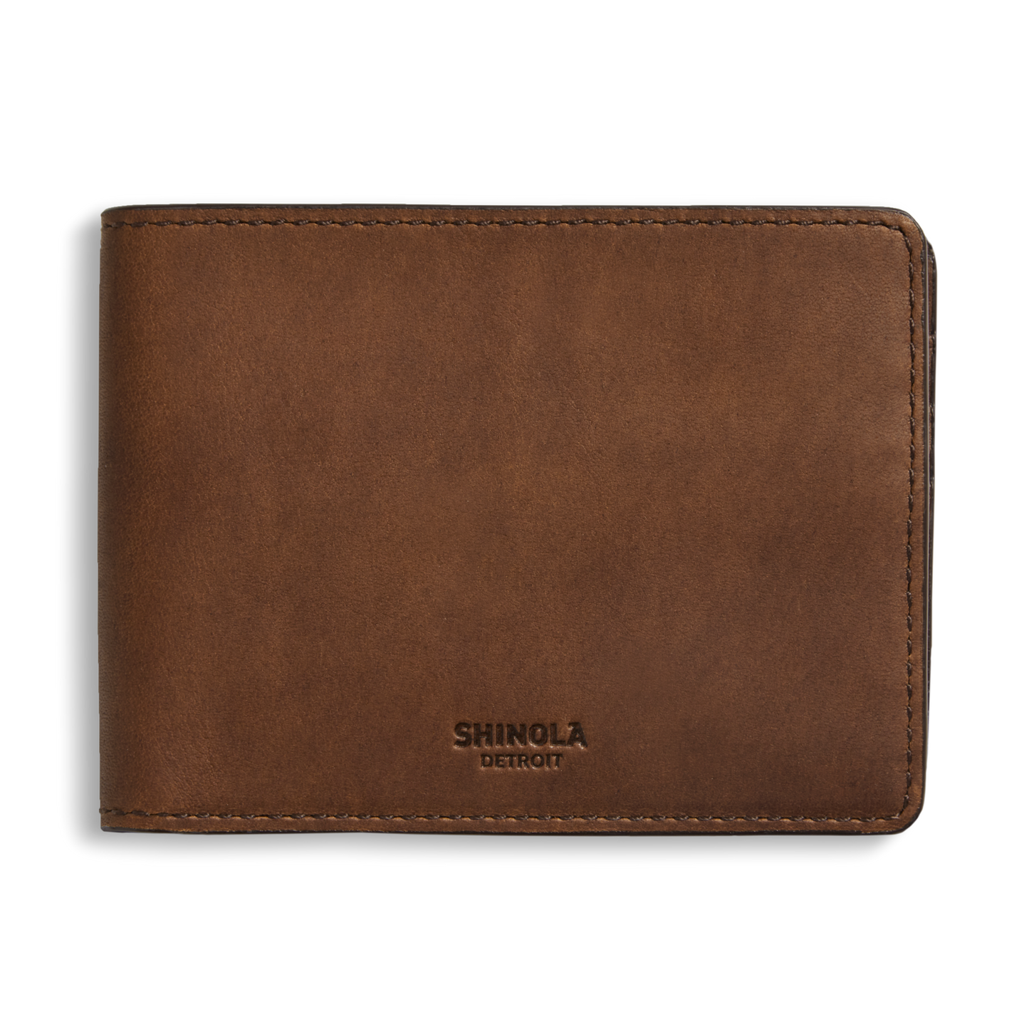 Slim Bifold Wallet - Medium Brown