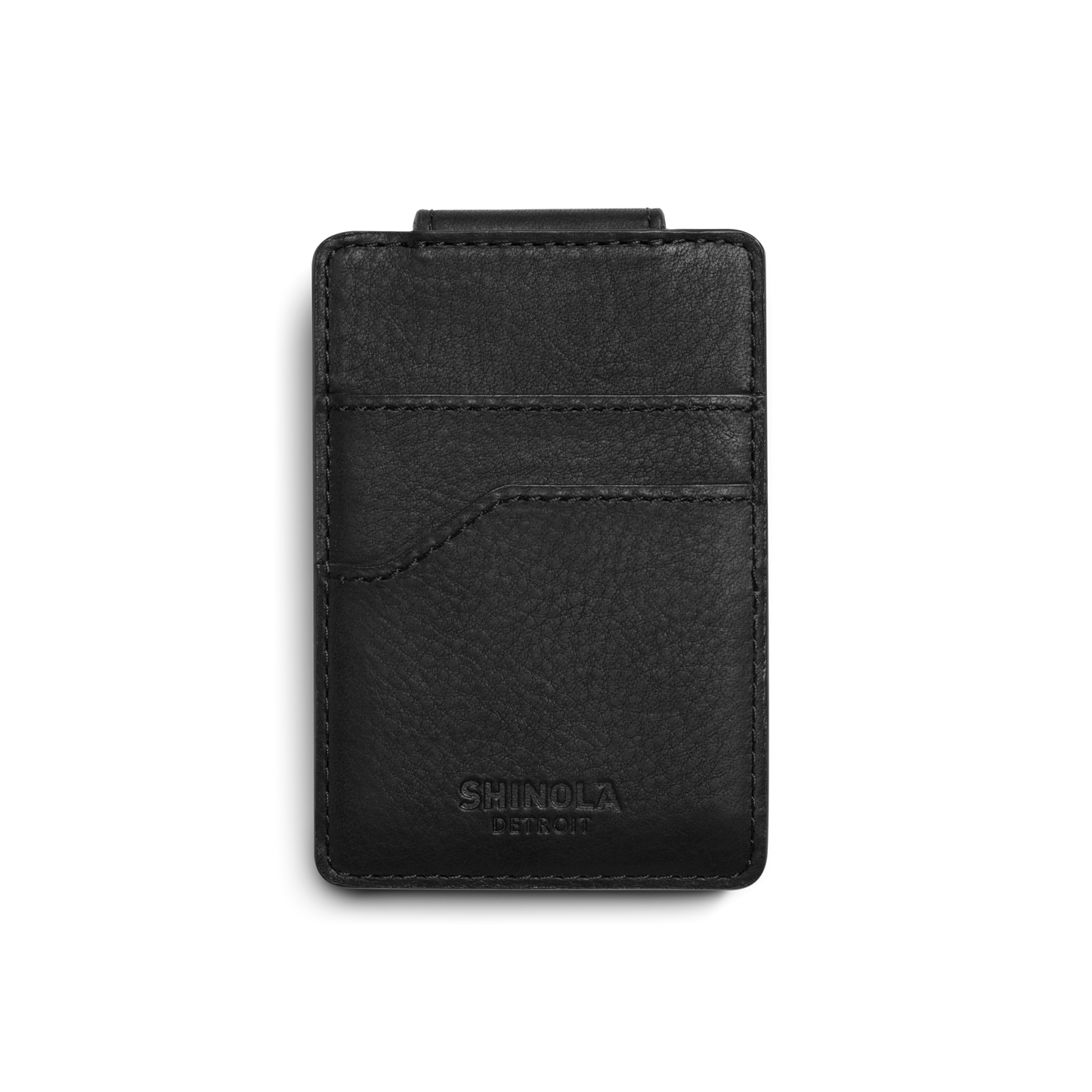 Magnetic Money Clip Card Holder - Black