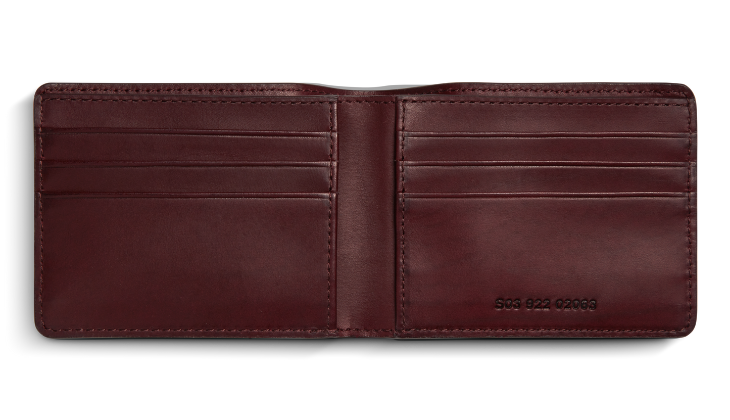 Slim Bifold Wallet - Merlot
