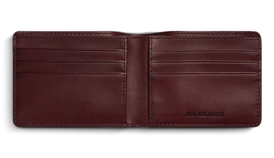Slim Bifold Wallet - Merlot